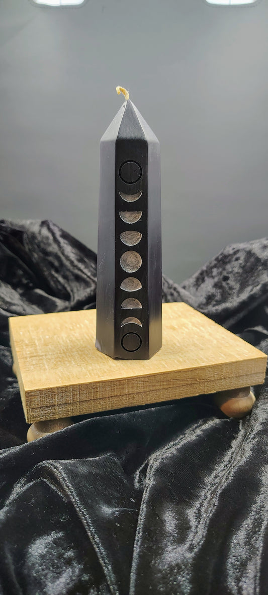 Moon Phase Tower Candle