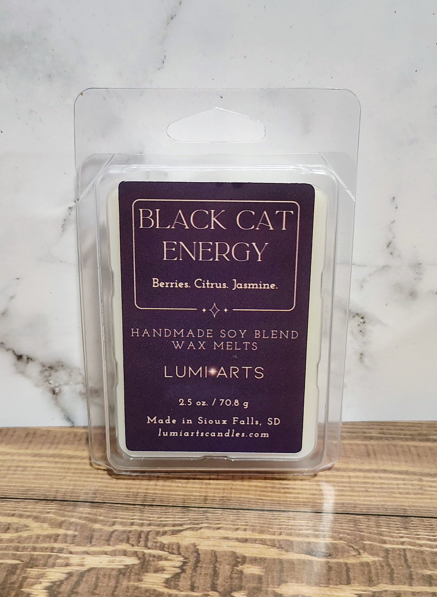 Black Cat Energy Wax Melt - Berries, Fruity