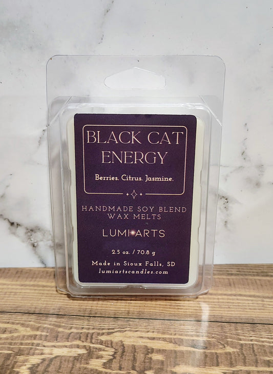 Black Cat Energy Wax Melt - Berries, Fruity