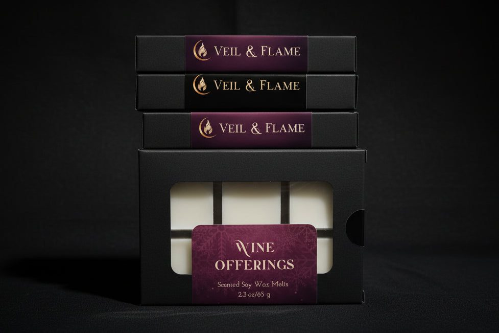 Wine Offerings Wax Melt – Red Wine & fig scent  Cozy Soy Wax  Handmade