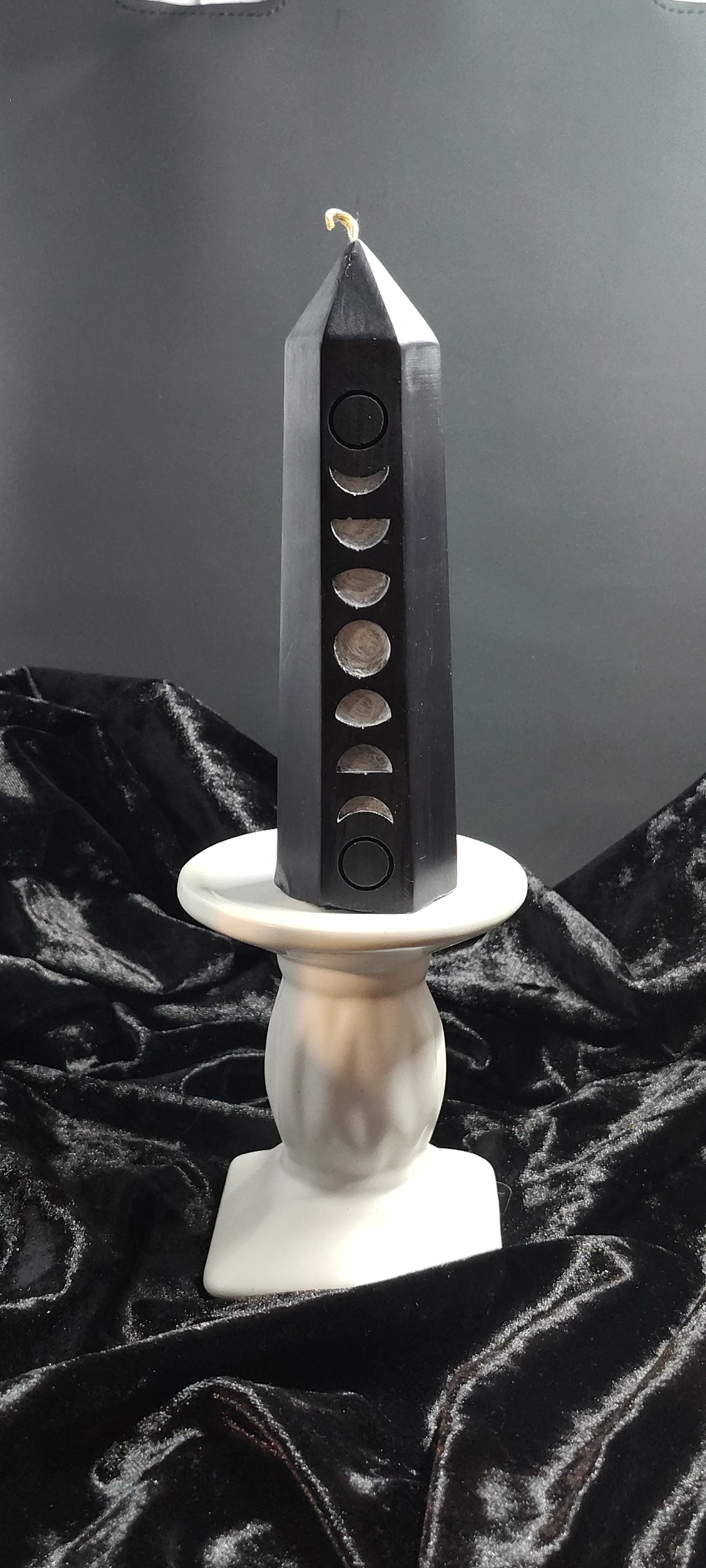 Moon Phase Tower Candle