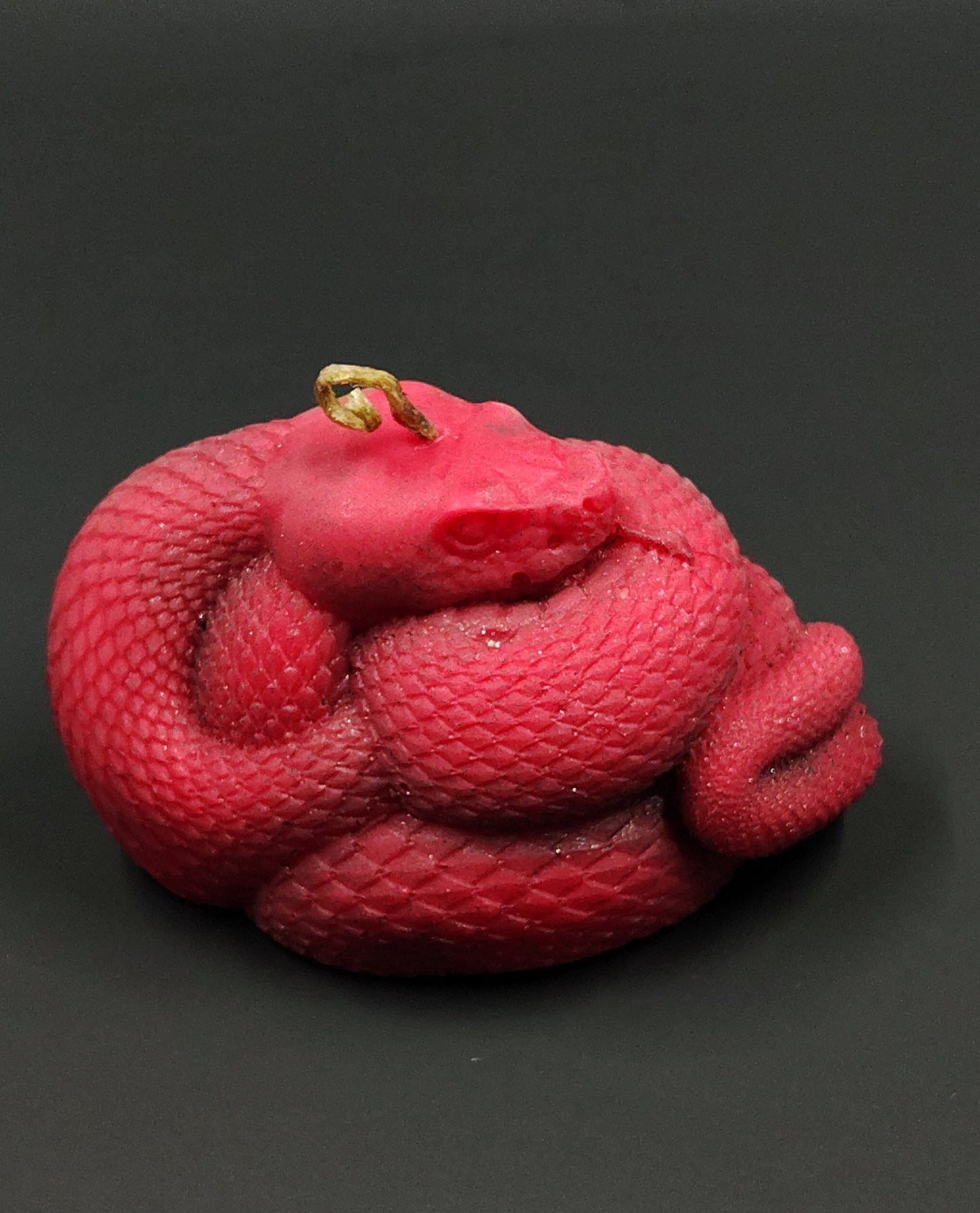 Snake candle - Red