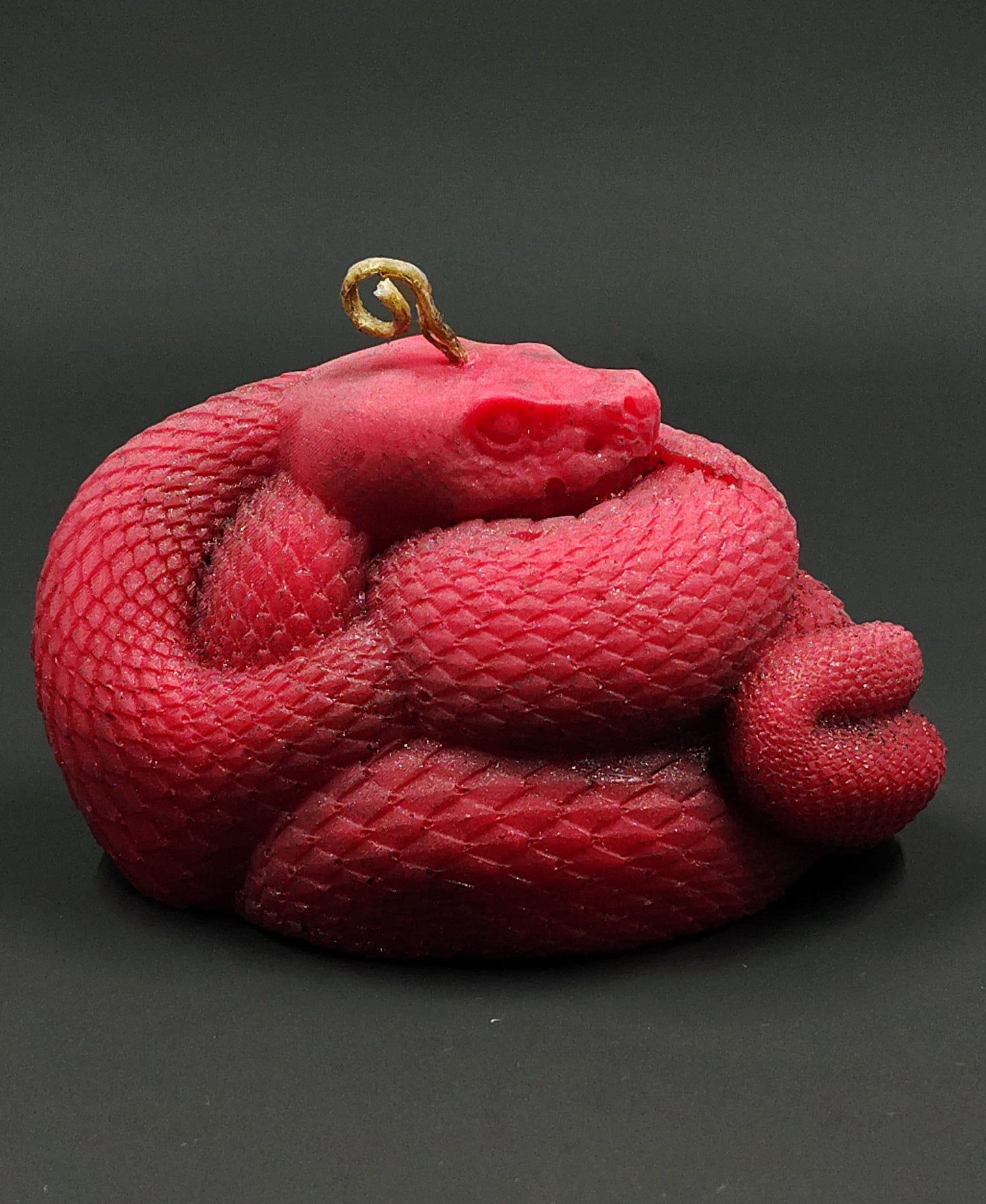 Snake candle - Red