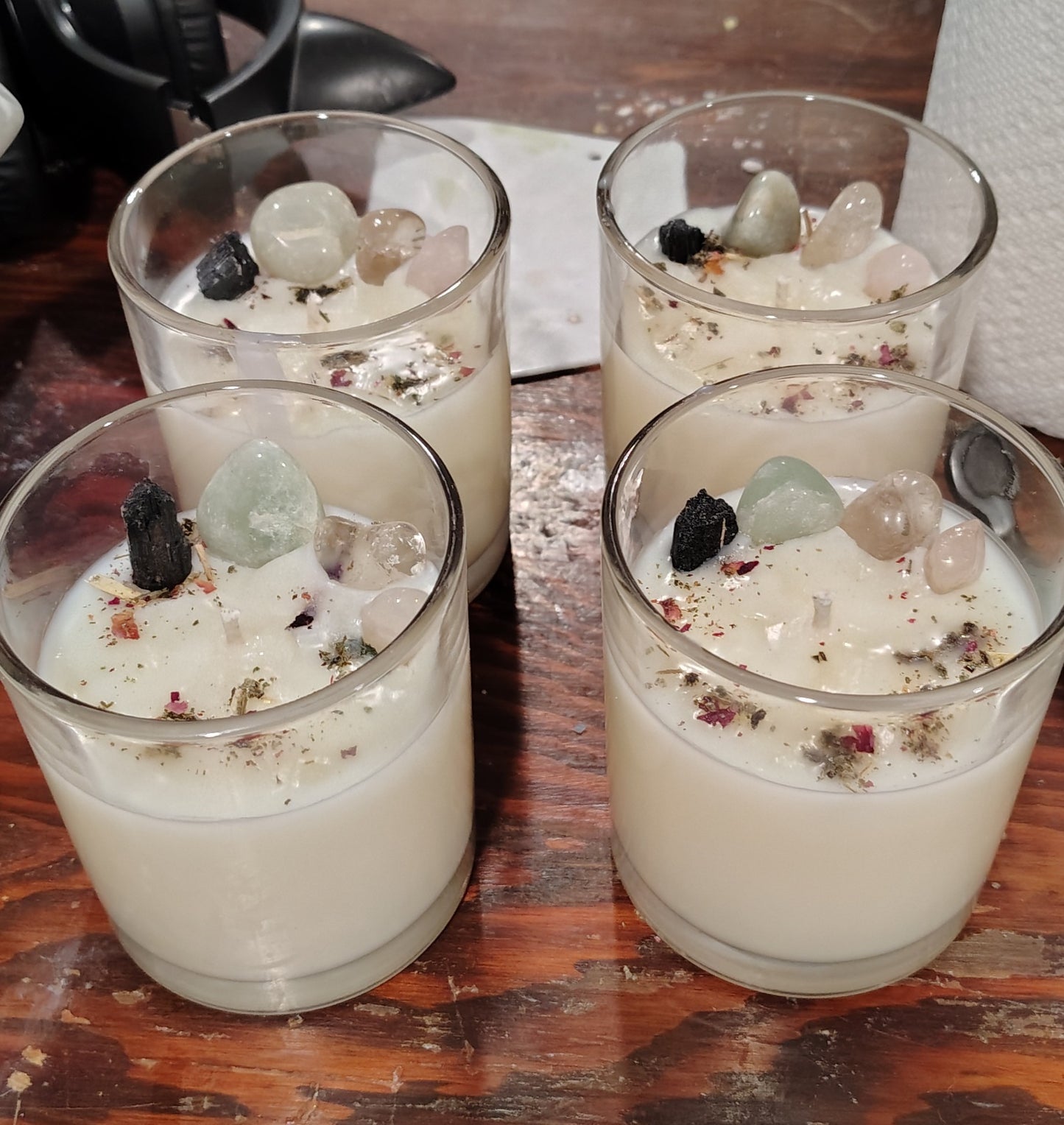 Taurus Supermoon Candle - Grounded, Glowing, & Growing